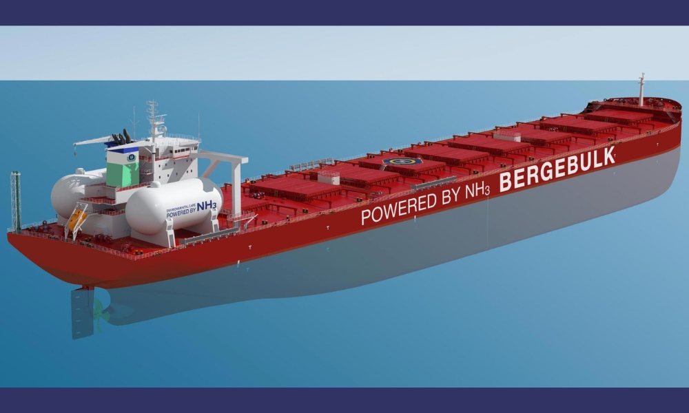 Singapore-based Berge Bulk orders ammonia-fuelled Newcastlemax duo