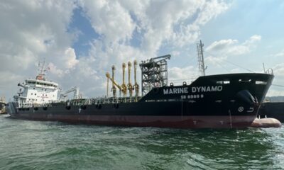 Chevron charters its first hybrid electric bunker tanker in Singapore