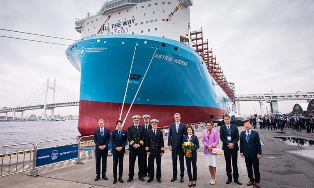 Maersk names world's second large methanol-powered boxship “Astrid Maersk” in Japan 26 Maersk names world's second large methanol-powered boxship “Astrid Maersk” in Japan