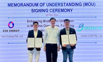 SMW 2024: Ken Energy and Green COP partner to advance bio bunker fuels in Singapore