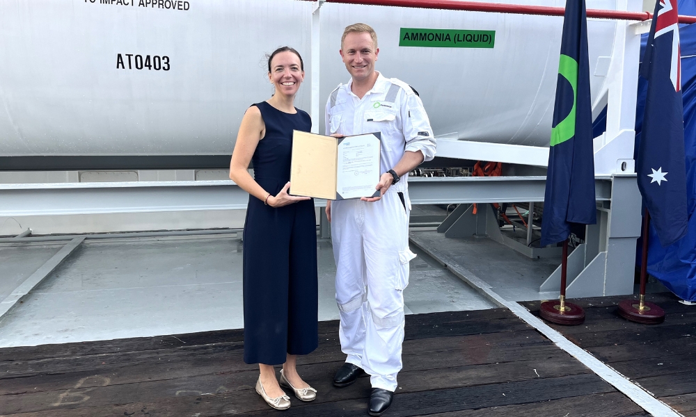 SMW 2024: Fortescue gets DNV certificates for ammonia-powered vessel 26 SMW 2024: Fortescue gets DNV certificates for ammonia-powered vessel