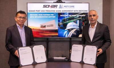 Metcore signs agreement with SOHAR Port and Freezone for MFM implementation support