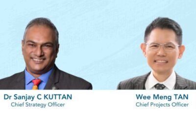 GCMD announces Wee Meng Tan as Chief Projects Officer, Dr Sanjay Kuttan as CSO
