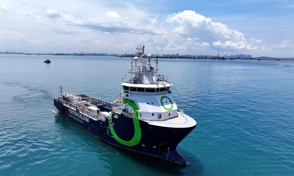 Singapore: “Fortescue Green Pioneer” completes trials using ammonia-HVO bunker fuel 26 Singapore: Trials of “Fortescue Green Pioneer” completed using ammonia-HVO bunker fuel