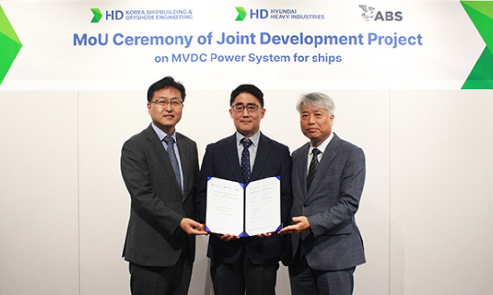 HD Hyundai, ABS partner to establish international standards for ships with electric propulsion