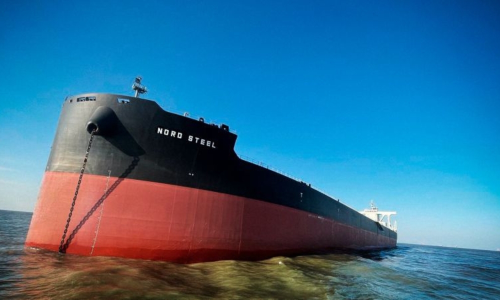 DS Norden completes first B100 biofuel bunkering in Singapore 26 NORD STEEL vessel