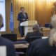 Mikal Bøe, Chairman and CEO of Core Power, addresses IMO on behalf of World Nuclear Transport Institute at MSC 108.