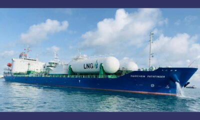 Fairfield Chemical Carriers DF newbuild completes inaugural LNG bunkering op in Singapore