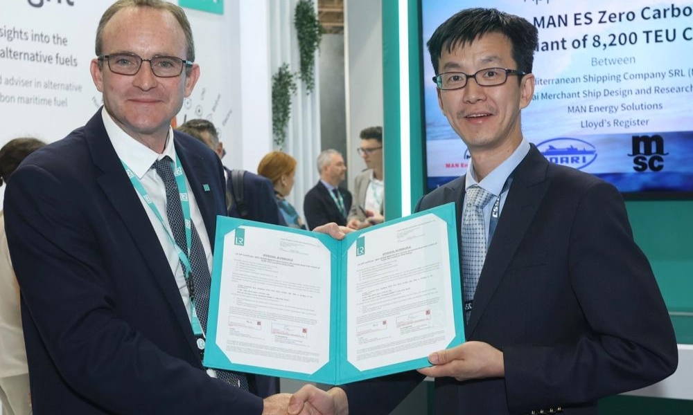 LR AiP awarded to SDARI for ammonia-fuelled boxship design