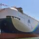 Mitsubishi Shipbuilding launches LNG-fuelled Ro-Ro vessel “Trans Harmony Green”