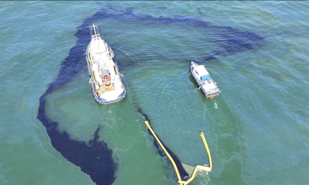 MPA: Clean-up ops continue following oil spill in Singapore, affected beaches closed