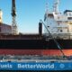 A GoodFuels barge delivering a marine biofuel stem to Eagle Bulk’s bulk carrier Sydney Eagle during its call in the Dutch port of Terneuzen in in December 2021. GoodFuels