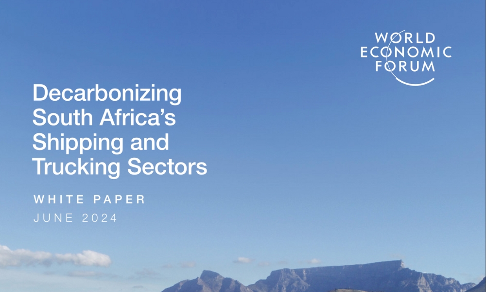 WEF: South Africa has great potential as a production and bunkering hub for zero-emission bunker fuels