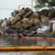 Singapore oil spill: Clean-up enters next phase of cleaning rock bunds
