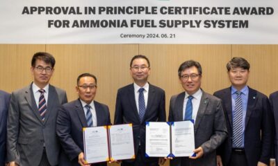 HD KSOE receives LR AiP for ammonia fuel supply system