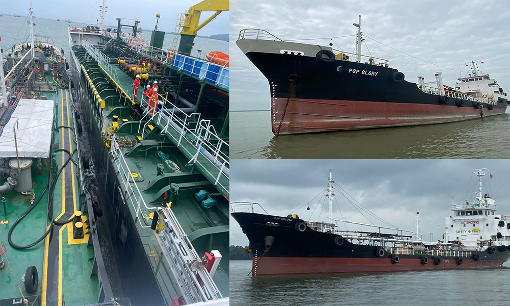 PSP bunkering collage