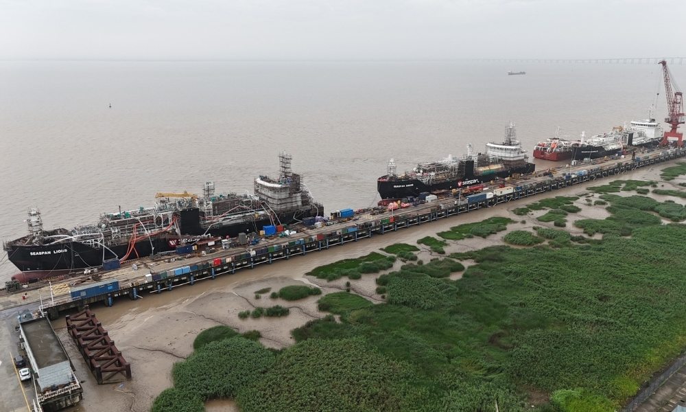 Seaspan Energy launches third LNG bunkering vessel “Seaspan Baker”