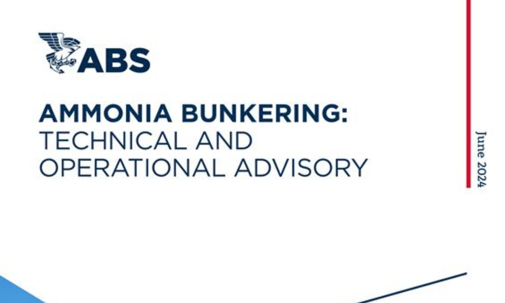 ABS releases industry first advisory on ammonia bunkering