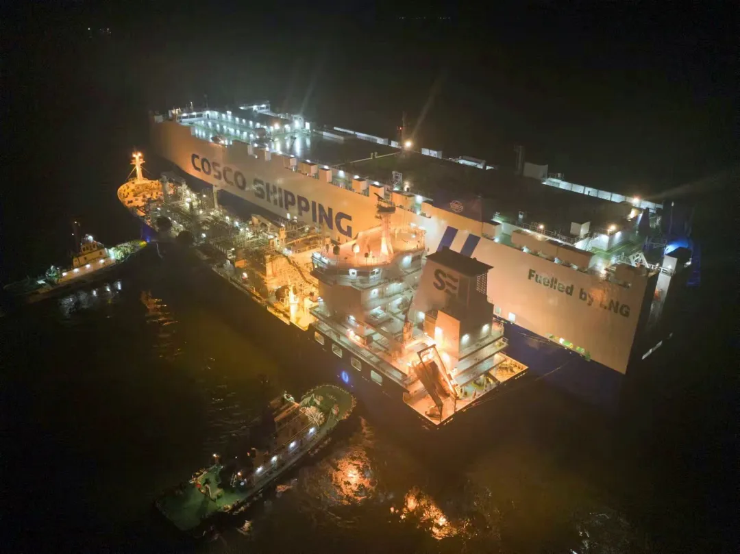 Shanghai SIPG completes three LNG bunkering operations of newbuildings 