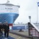 Maersk unveils third large methanol dual-fuel boxship in Denmark