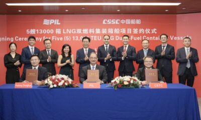 Singapore: Pacific International Lines orders five 13,000 TEU LNG dual-fuel vessels
