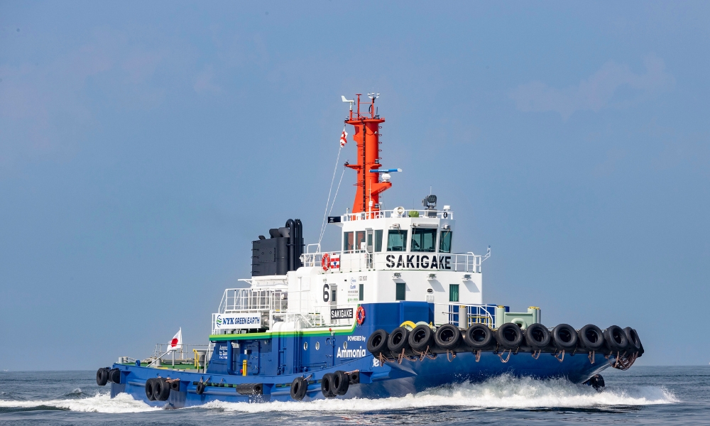 NYK debuts world’s first ammonia-fuelled vessel for commercial use