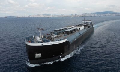 Europe’s largest LNG bunkering barge on maiden voyage to ARA