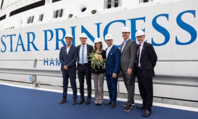 Float-out ceremony held for Princess Cruises LNG dual-fuel ship