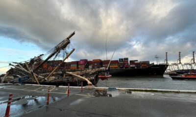 Singapore-flagged “Maersk Shekou” hits tall ship “STS Leeuwin II” in Australia