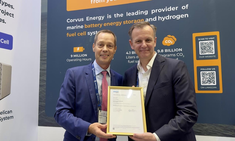 Corvus Energy gas-safe marine fuel cell system receives type approval by DNV 26 Corvus Energy gas-safe marine fuel cell system receives type approval by DNV
