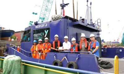Singapore’s first fully electric cargo vessel begins commercial trials