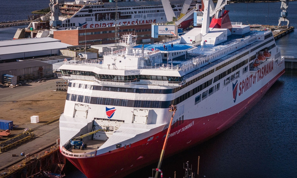 RMC delivers LNG-fuelled ferry “Spirit of Tasmania IV” to TT-Line 26 RMC delivers LNG-fuelled ferry “Spirit of Tasmania IV” to TT-Line