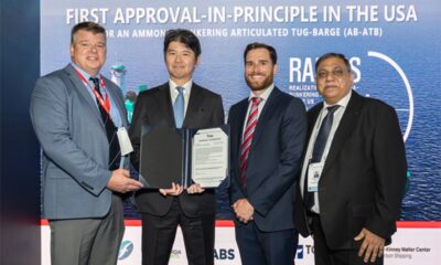 ABS awards US first AiP for ammonia bunkering vessel design