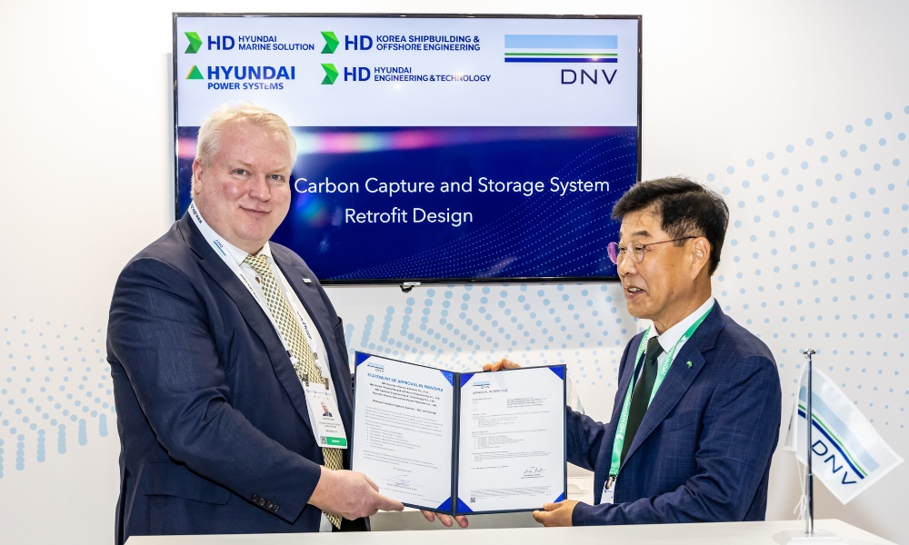 DNV awards AiP to HD Hyundai for OOCS system retrofit design 26 DNV awards AiP to HD Hyundai for OOCS system retrofit design