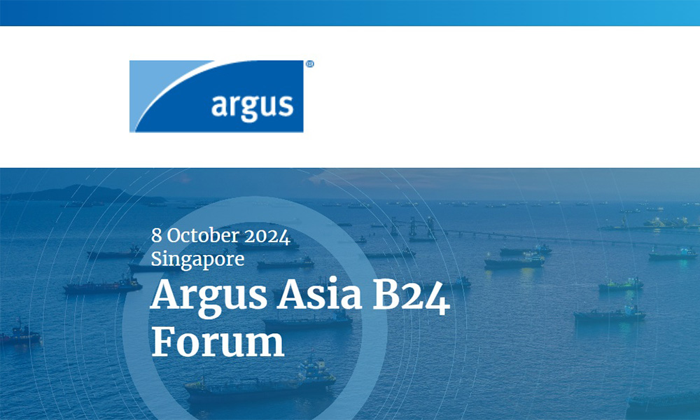 Argus Media organises free admission ‘Argus Asia B24 Forum’ for bunkering sector 26 Argus Media organises free admission ‘Argus Asia B24 Forum’ for bunkering sector