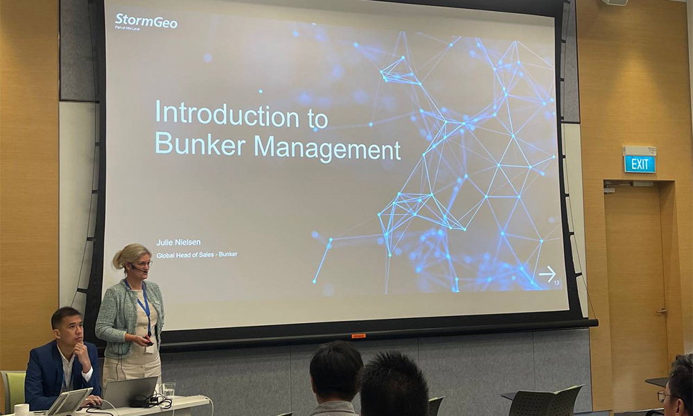 StormGeo markets Bunker Management module at Singapore event