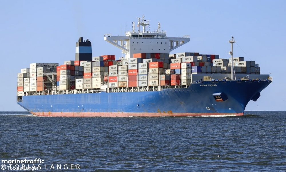 FBI boards Singapore-flagged ship “Maersk Saltoro” in Baltimore 26 MarineTraffic / Tobias Langer