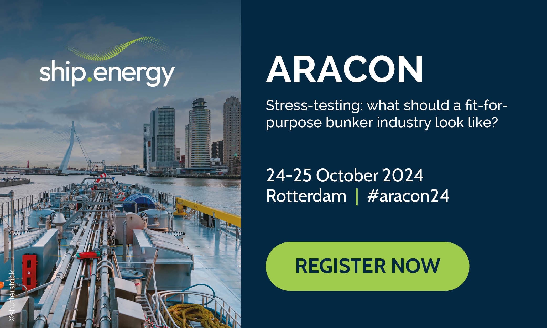 ARACON 2024 to highlight alternative marine fuels and digitalisation in bunkering 26 ARACON 2024