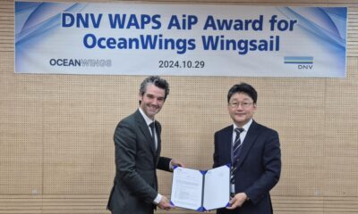 DNV grants AiP to OceanWings for wind propulsion system in South Korea