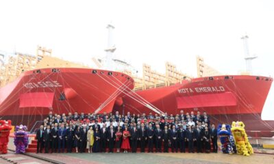 Singapore-based PIL names two LNG dual-fuel container vessels in China