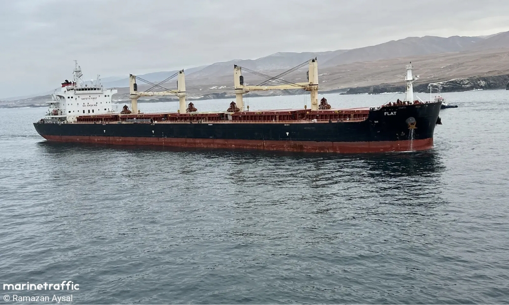 Singapore: Barbados-flagged bulk carrier “Flat” placed under Sheriff’s arrest 26 MarineTraffic / Ramazan Aysal