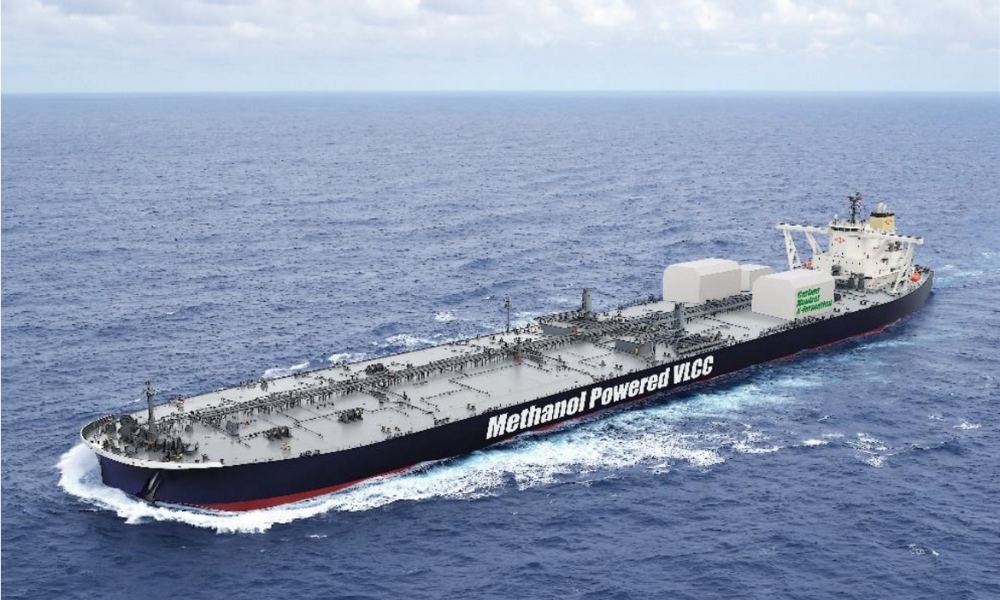 IINO Lines to build Japan's first large methanol dual-fuel crude oil tanker