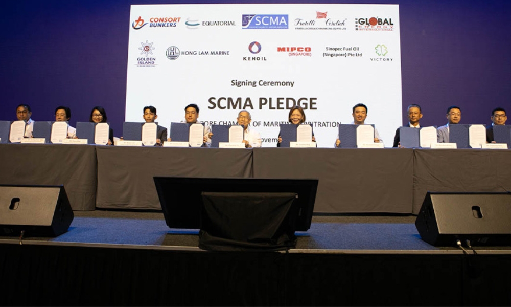 SIBCON 2024: Bunker players sign SCMA pledge to drive progress within Maritime Singapore 26 SIBCON 2024: Bunker players sign SCMA pledge to drive progress within Maritime Singapore