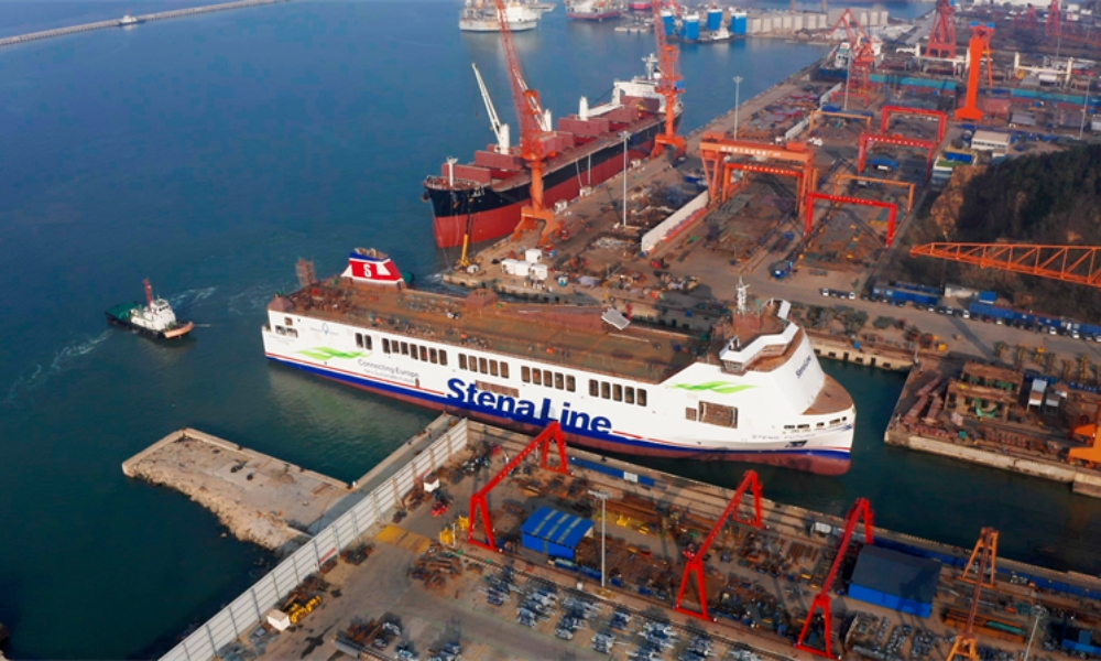 Chinese shipyard starts construction of methanol-ready hybrid ferry “Stena Connecta” 26 Chinese shipyard starts construction of methanol-ready hybrid ferry “Stena Connecta”