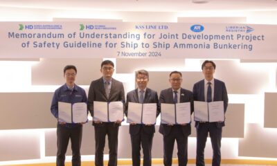 KR and partners to develop safety guidelines for ship-to-ship ammonia bunkering