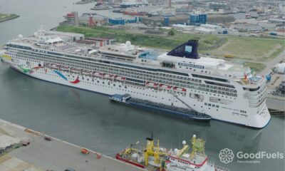 GoodFuels delivers B30 bio bunker fuel blend to cruise ship “Norwegian Dawn”