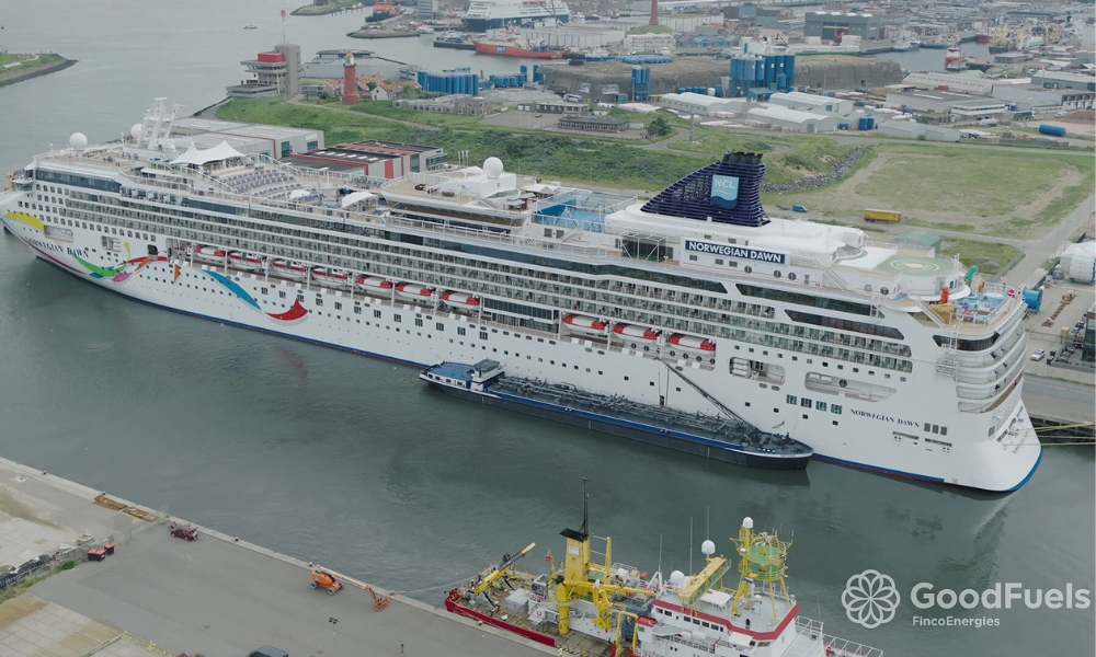 GoodFuels delivers B30 bio bunker fuel blend to cruise ship “Norwegian Dawn” 26 GoodFuels delivers B30 bio bunker fuel blend to cruise ship “Norwegian Dawn”