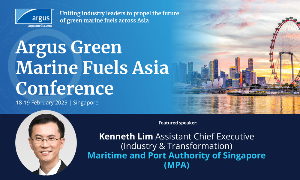 Argus Media organises Green Marine Fuels Asia Conference in Singapore