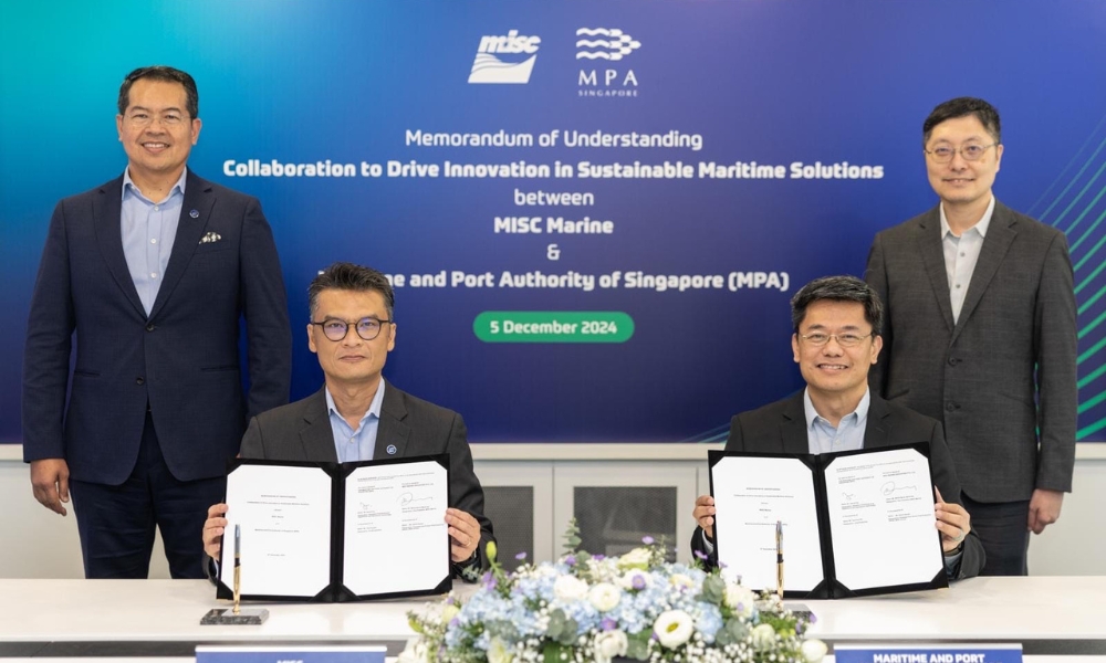 Singapore: MPA and MISC to integrate digital technologies into marine operations