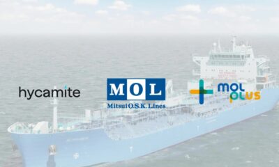 Hycamite and MOL to develop methane-splitting tech for marine propulsion